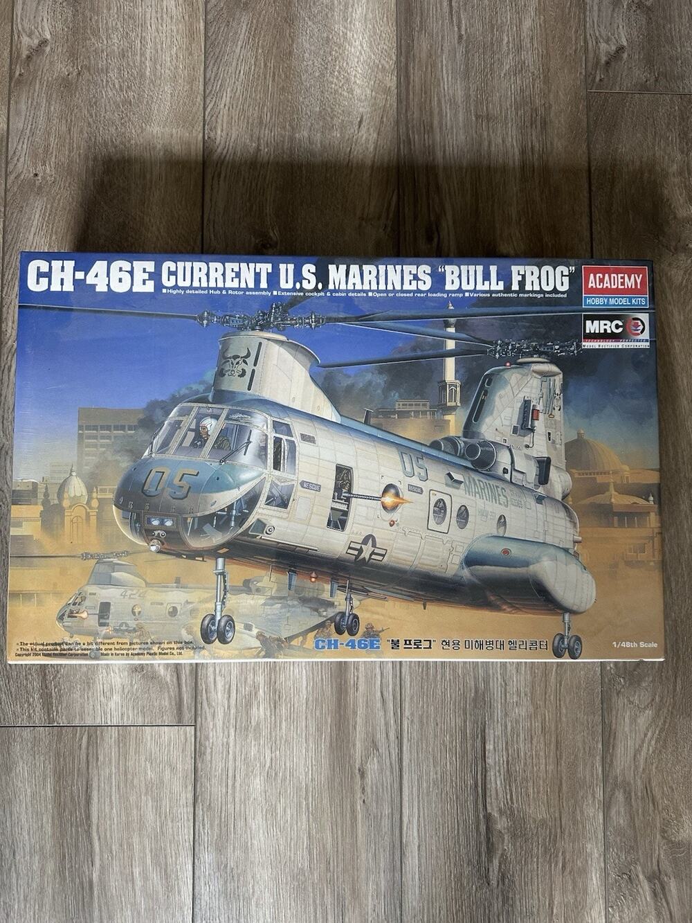 CH-46E Current U.S. Marines "Bull Frog" Academy | No. 2226 | 1:48 New Sealed